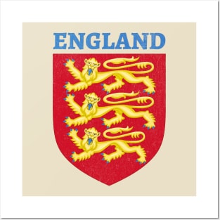 England Coat of Arms Posters and Art